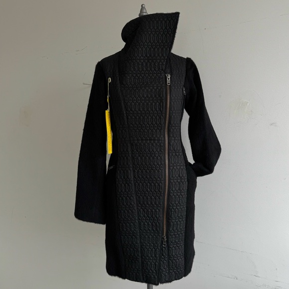 Catherine Malendrino Fur Quilted Coat - Picture 2 of 16
